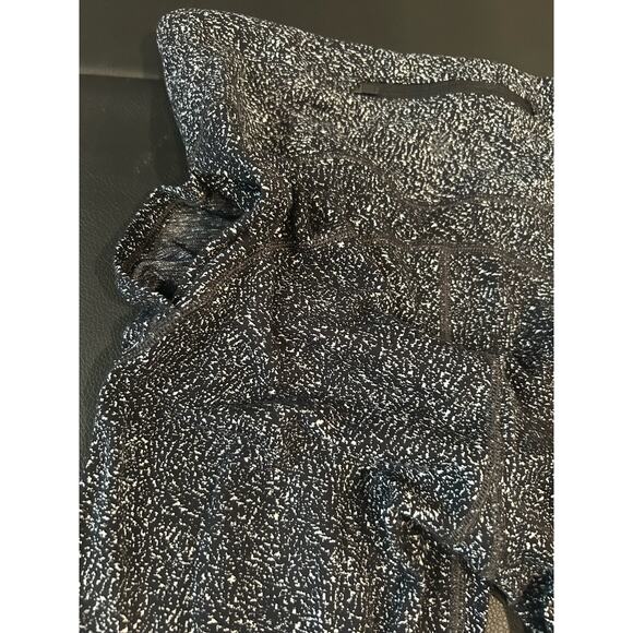 Athleta Medium Cropped Leggings Speckled Black White Gray Neutral Color - Picture 5 of 6